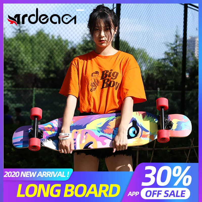 ARDEA MS400 Beginnner 107cm/42in longboard 7in Aluminium Truck Abec-7 Carton Steel Bearing Long board skateboard ARDEA MS400 Beginnner 107cm/42in longboard 7in Aluminium Truck Abec-7 Carton Steel Bearing Long board skateboard