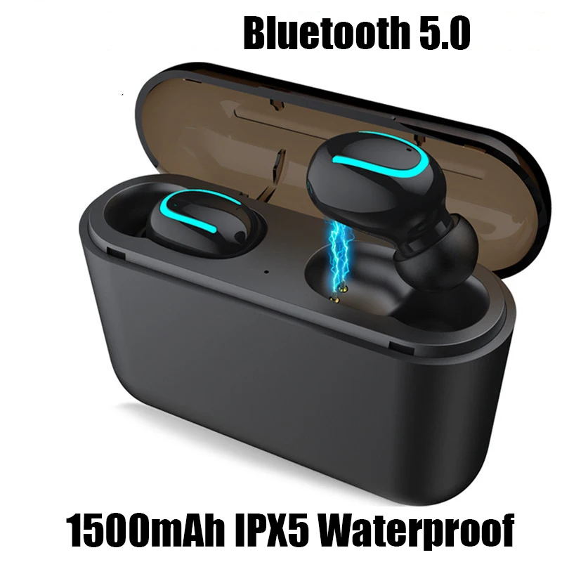Новинка, сенсорная Bluetooth гарнитура с отпечатком пальца, HD стерео Беспроводная гарнитура с шумоподавлением, Беспроводная Bluetooth игровая гарнитура
