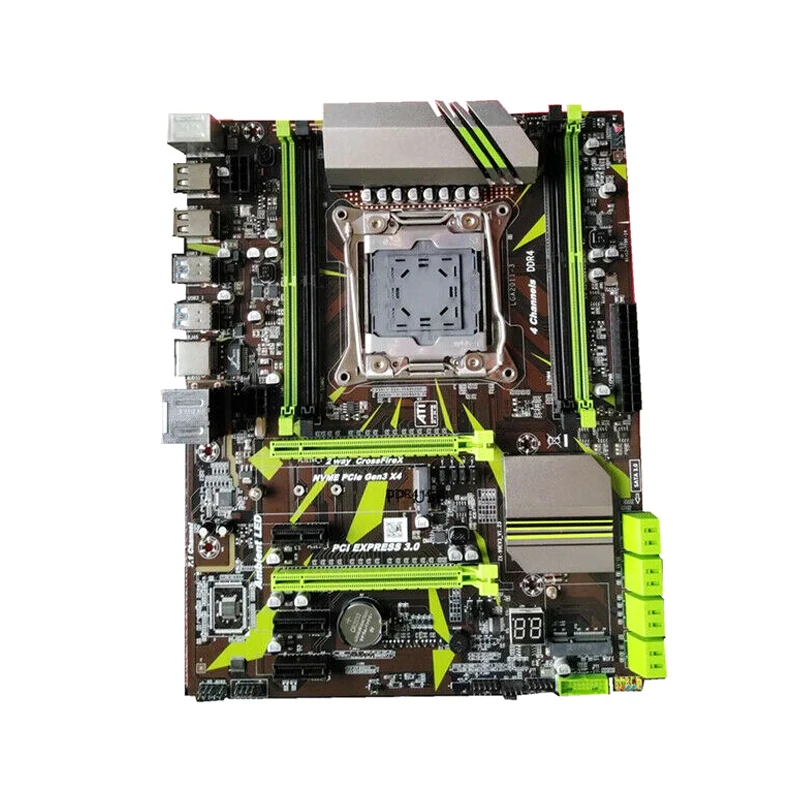 

X99 Motherboard DDR4 M.2 4 Channel Stable for I7 E5-V3 E5-V4 64G Ram N D7S8 EM88