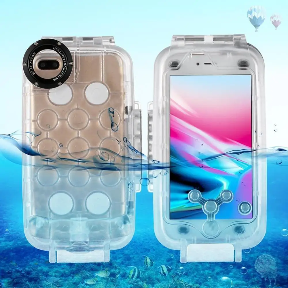 

Waterproof Dive Shell Photo Video Shooting Underwater Cover for IPhone XS X 8/7 4.7In Surfing swimming snorkeling
