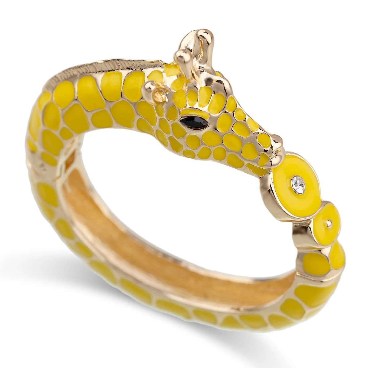 New Arrived Trendy Statement Enamel Bangle Cuff Bracelet Fashion Colorful Animal Zebra Bracelet Chunky Bangle for Women 3