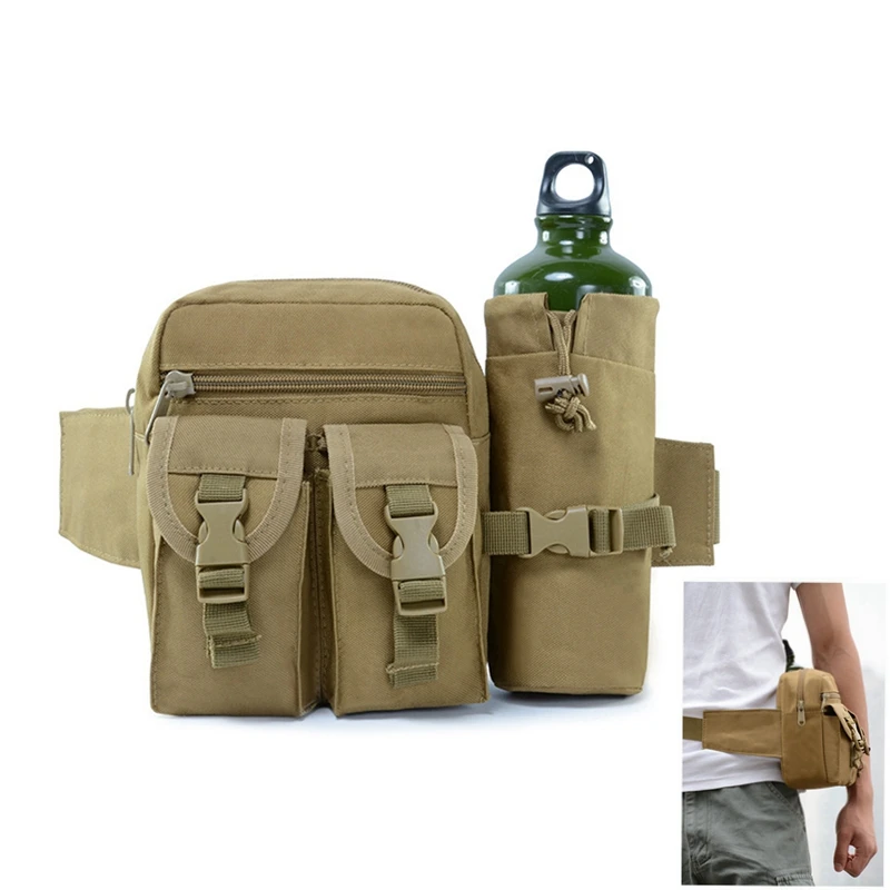 Поясная Сумка Molle Военная тактическая поясная сумка походная охотничья походная велосипедная дорожная Водонепроницаемая 600D нейлоновая уличная поясная сумка