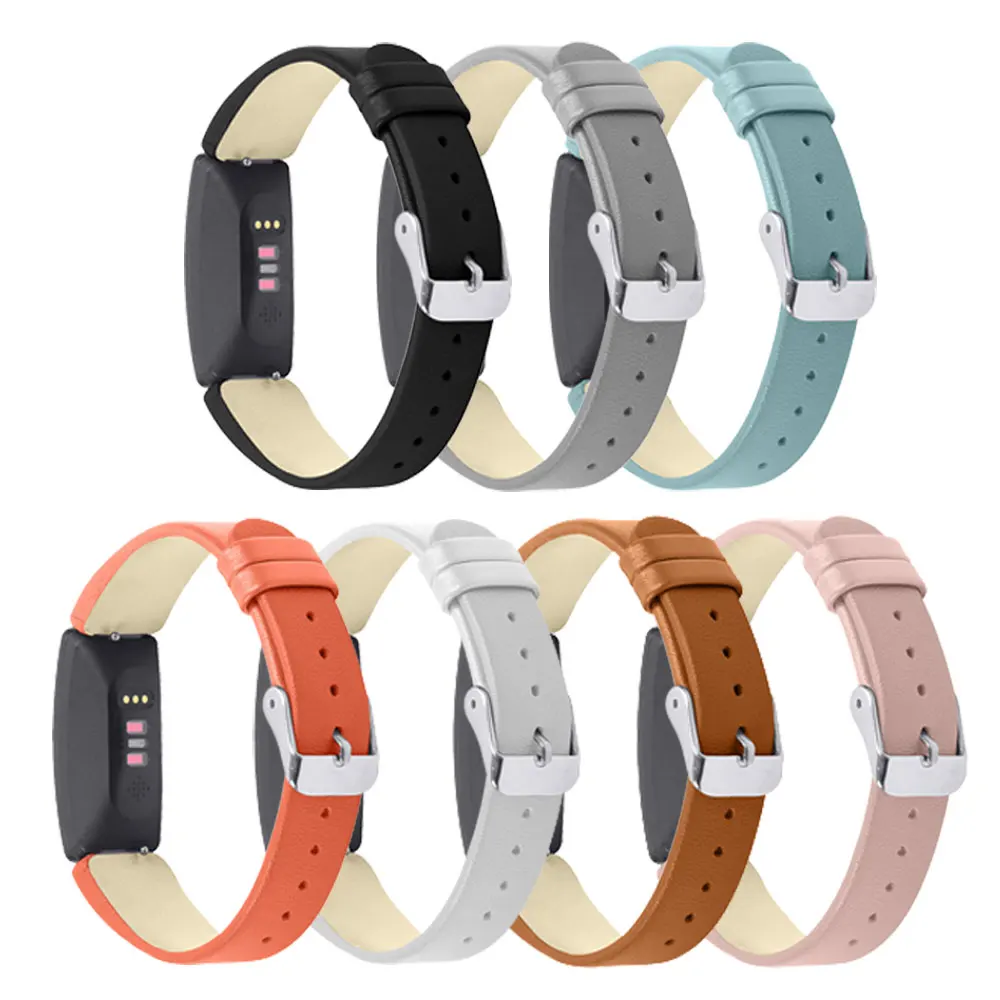 

Watch Band For Fitbit Inspire Genuine Real Leather Wrist Bracelet Strap Smart Watch Watchband Watch Strap For Fitbit Inspire