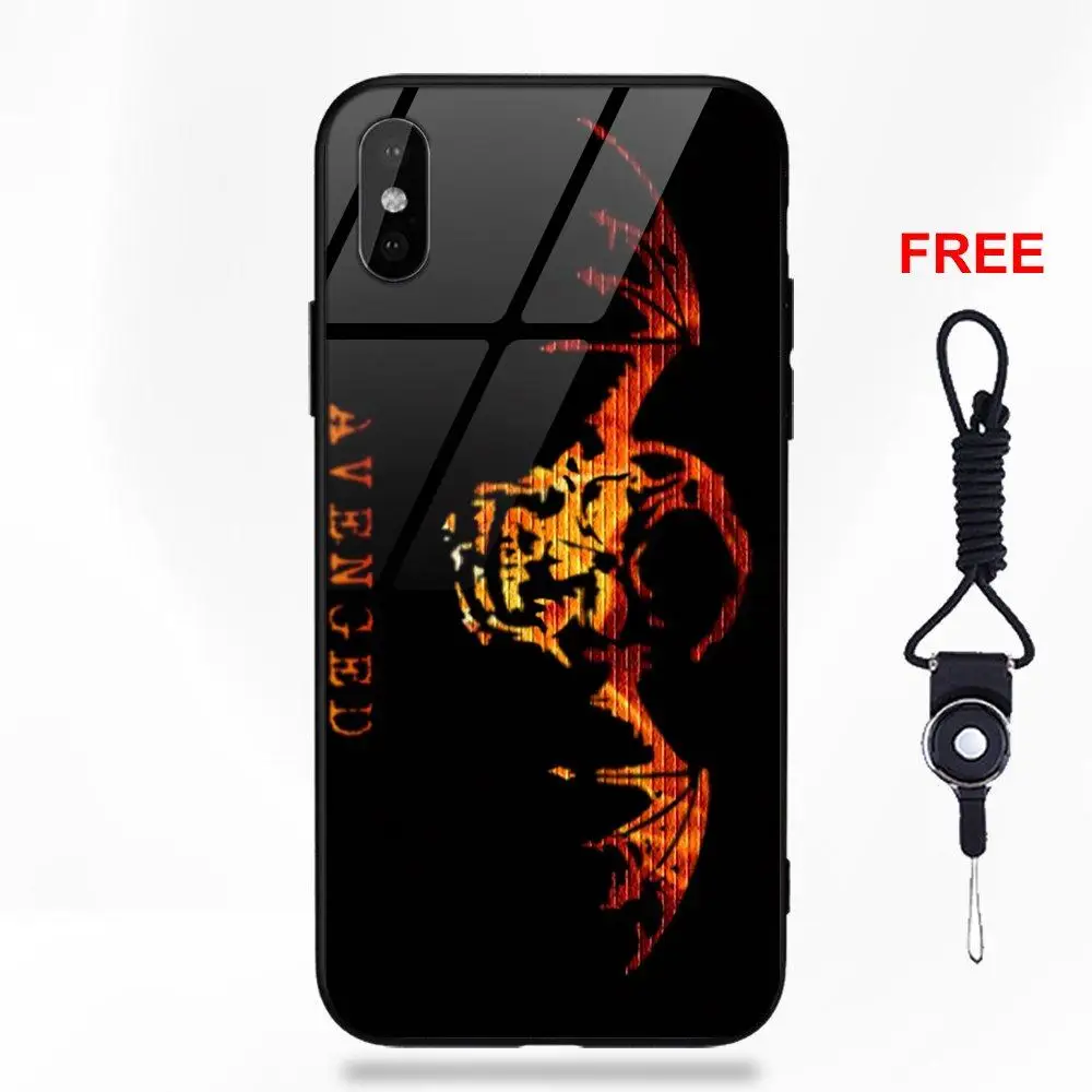 Avenged семифолд логотип закаленное стекло стиль для huawei Honor 7X P20 Lite mate 10 Pro Redmi 5 Note 5A 6 для Galaxy S8 S9 Plus - Цвет: as picture
