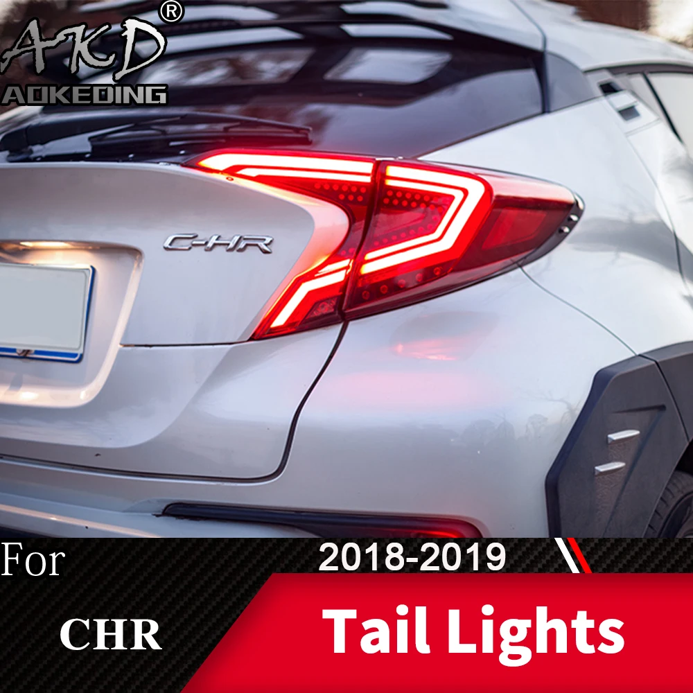 US $336.00 For Car Toyota CHR 20182020 CHR Tail Lamp LED Fog Lights Day Running Light DRL Tuning Car Accessories Tail Lights