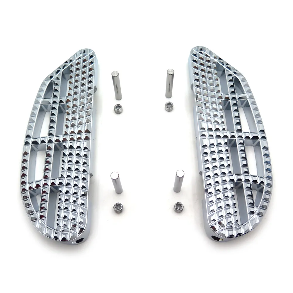 Aftermarket мотоцикла Хромированная ручка Доминатор пассажирская Подножка для Harl 00-17 Softail Street Bob BK - Цвет: MT216-109B-CD