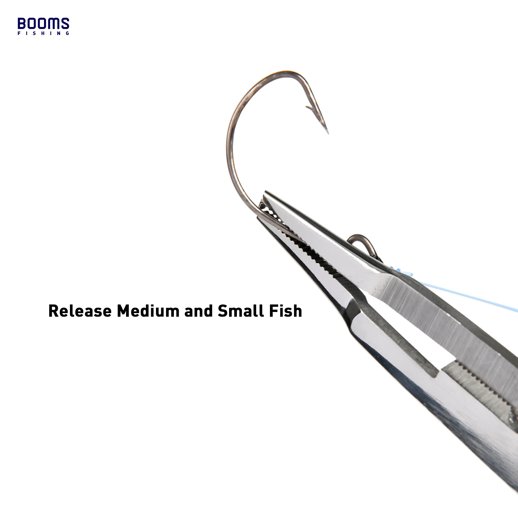 Booms Fishing H01 Multifunctional Fishing Pliers Scissor Stainless Steel Tool with Lanyard