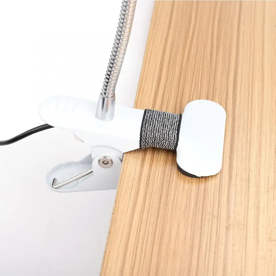USB круг для макияжа, татуировка, Светодиодный настольный светильник, для бровей, губ, тату, салон красоты, лампа для чтения, дизайн ногтей, тату, макияж, светодиодный светильник с зажимом