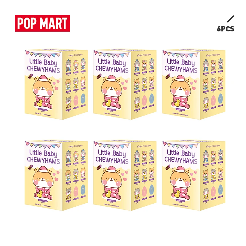 POPMART 6 шт. распродажа рекламная акция серия chewyhams игрушки Фигурки фигурки подарок