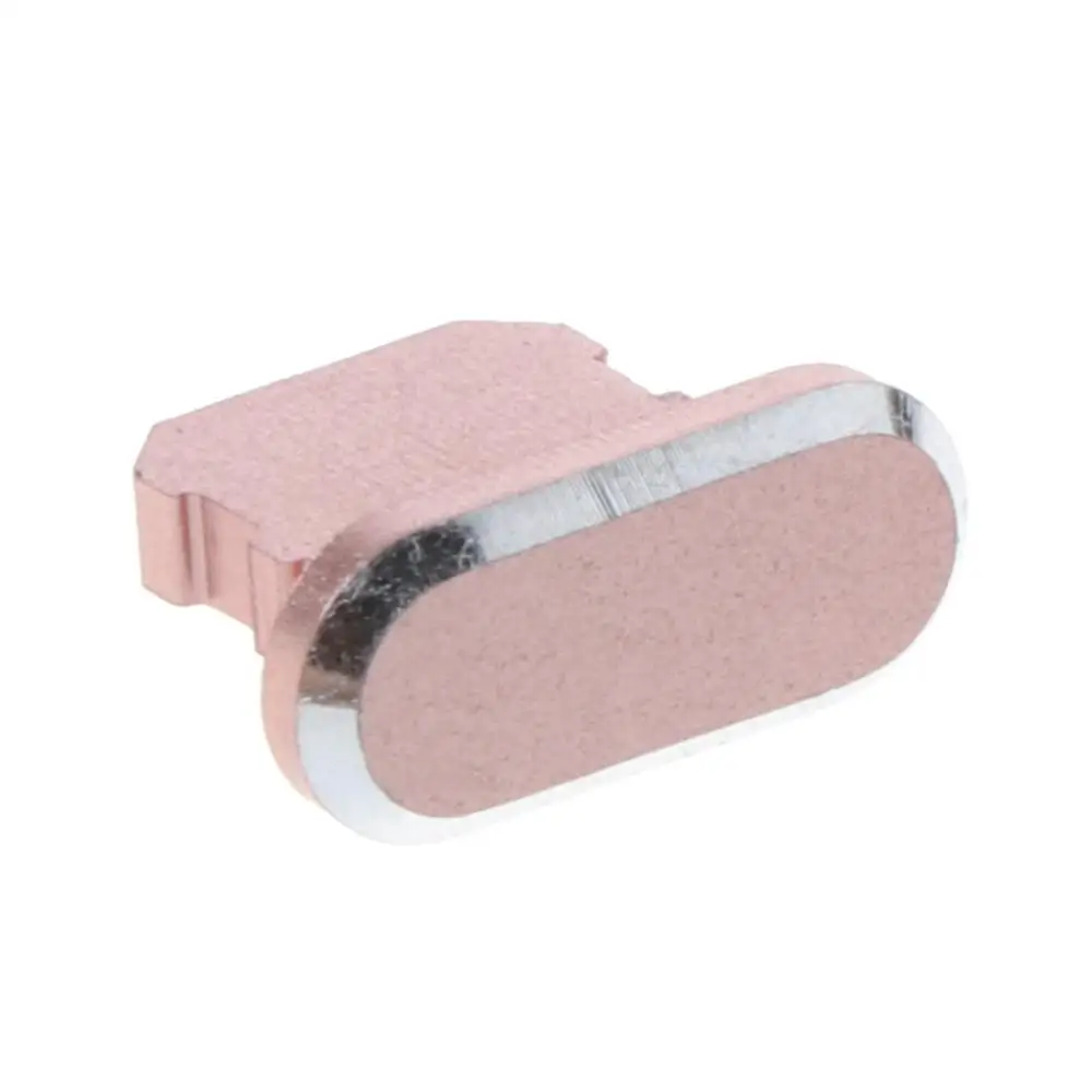 Rose Gold Пылезащитная заглушка, usb-порт для зарядки, пылезащитная крышка, защитная металлическая крышка для Apple iPhone 8 X XR Xmax, аксессуары для смартфонов - Цвет: Rose Gold