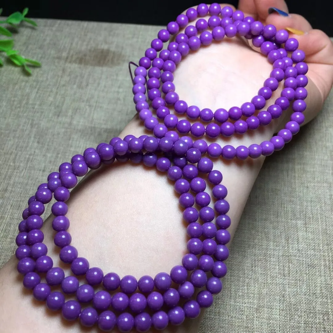 

Natural Purple Mica Three-loop Bracelets