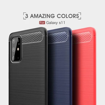 

Designer Phone Case For SAM S20/S11 Carbon Fiber case for S20 Plus Fitted cover for S20 Ultra DHL Free shipping 30pcs