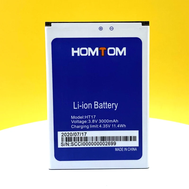 Новый оригинальный 3000 мА/ч Батарея для HOMTOM HT17/HT17 PRO смарт мобильный телефон в