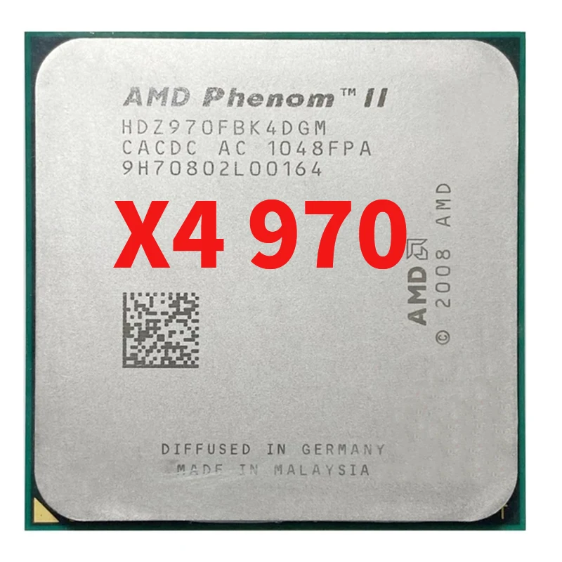 Четырехъядерный процессор AMD Phenom II X4 970 Black Edition 3 5 ГГц HDZ970FBK4DGM разъем AM3 | Компьютеры