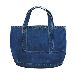 ABZC-модная женская джинсовая сумка, модные сумки на плечо, японская джинсовая сумка для отдыха, маленькая сумочка, темно-синий
