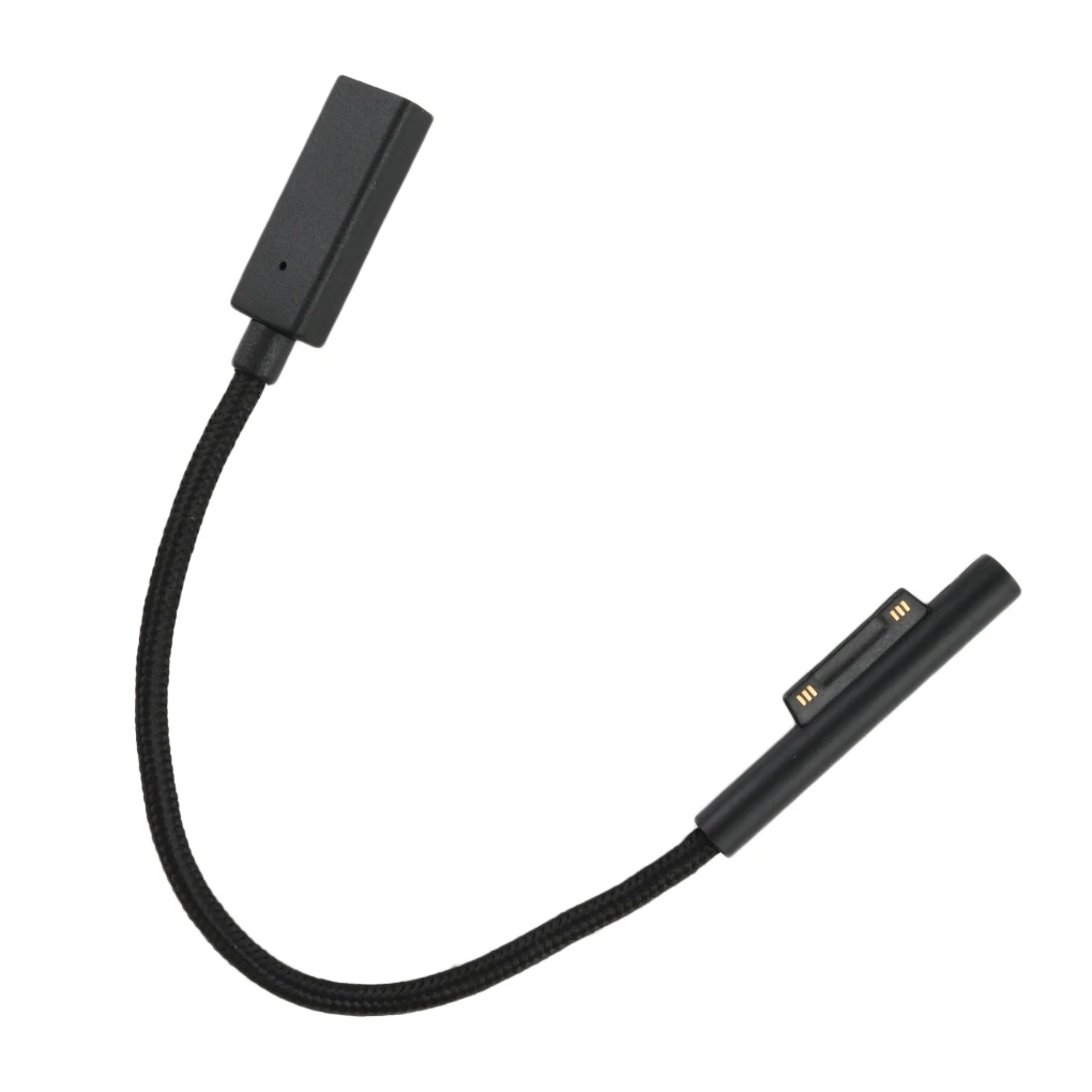 About description Замена для microsoft поверхности Pro6/Pro5/4/3/2 шнур для зарядки PD до Тип-C USB кабель с нейлоновой оплеткой 15В - Цвет: About description