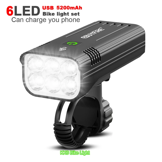 10000mah Bicycle Light 8t6 Led Bike 
