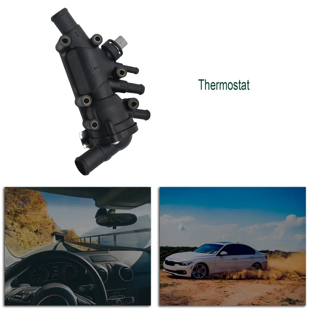 Термостат с корпусом+ датчик температуры для Ford Ka 1,3 1,6 Duratec 2002-2008 термостат 1337822 Xs6E8A586Ah