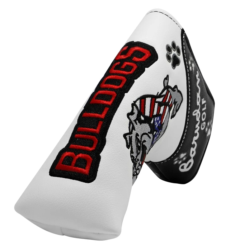 Кожаный чехол для клюшки для гольфа Bull-Dogs Golf Blade Putter головные уборы чехол для головки клюшки для гольфа крышка Магнитная Barudan Golf