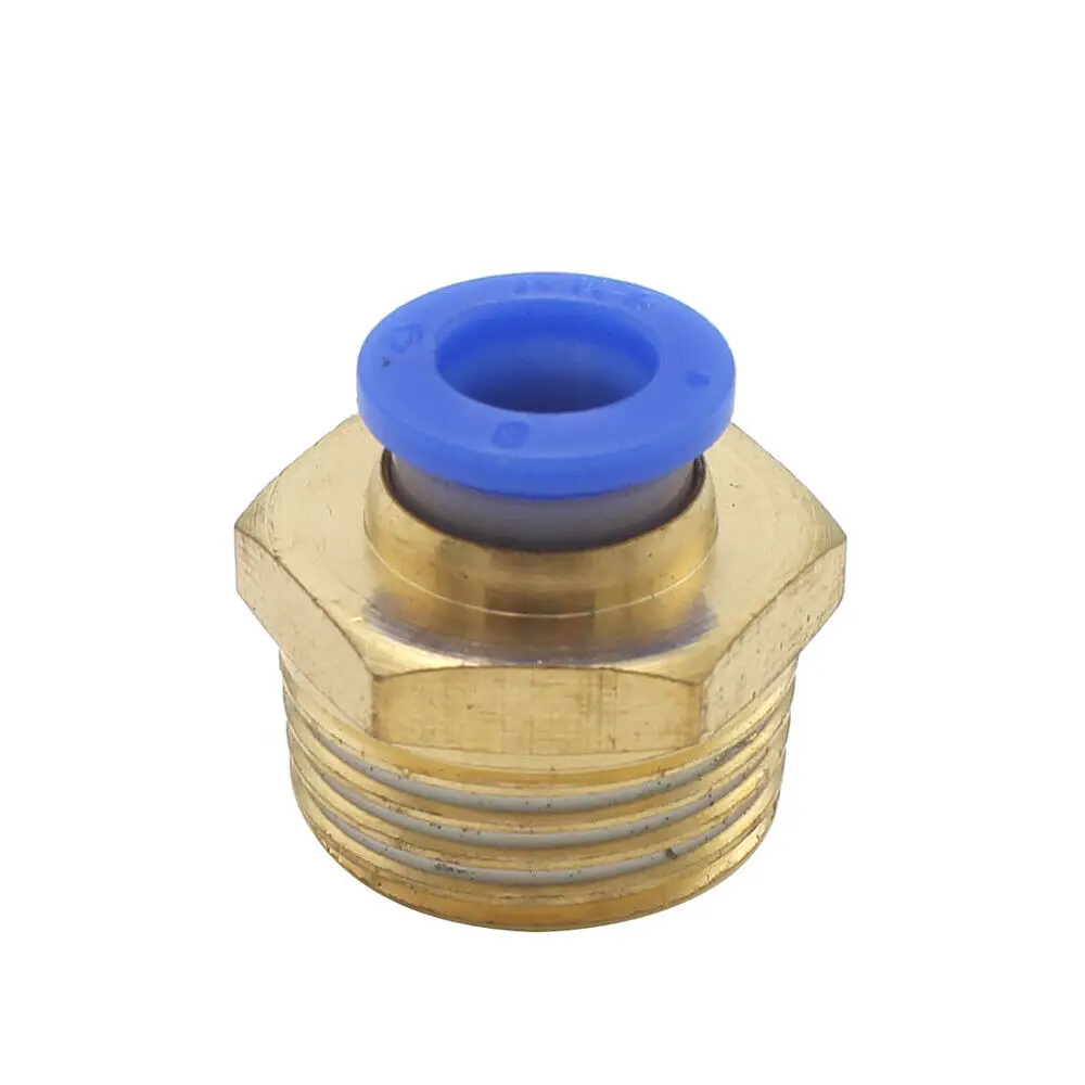 

10PCS 1/2" PT Male Thread 8mm Push In Joint Pneumatic Connector Quick Fittings
