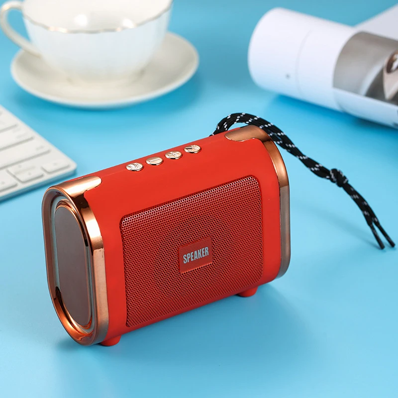 Red Portable Wireless Bluetooth Speaker Soundbar Subwoofer with micphone FM Radio Outdoor Support USB/Micro USB/TF Card /Waterproof - Цвет: Red