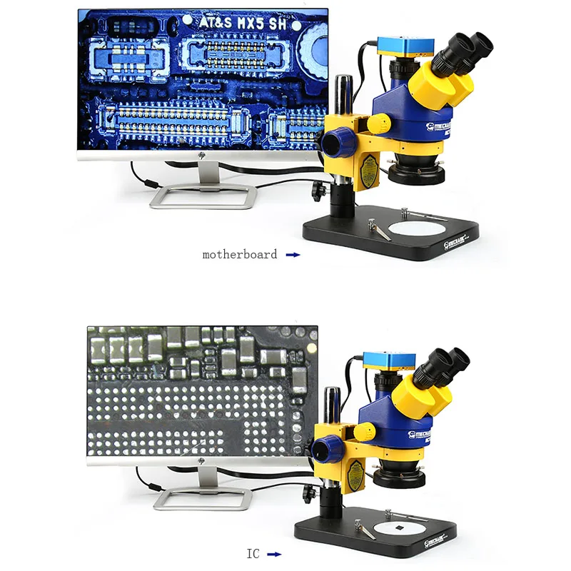 Механический микроскоп камера DX-340 34 миллионов пикселей камера промышленного класса HDMI USB одновременный выход материнская плата ремонт телефона