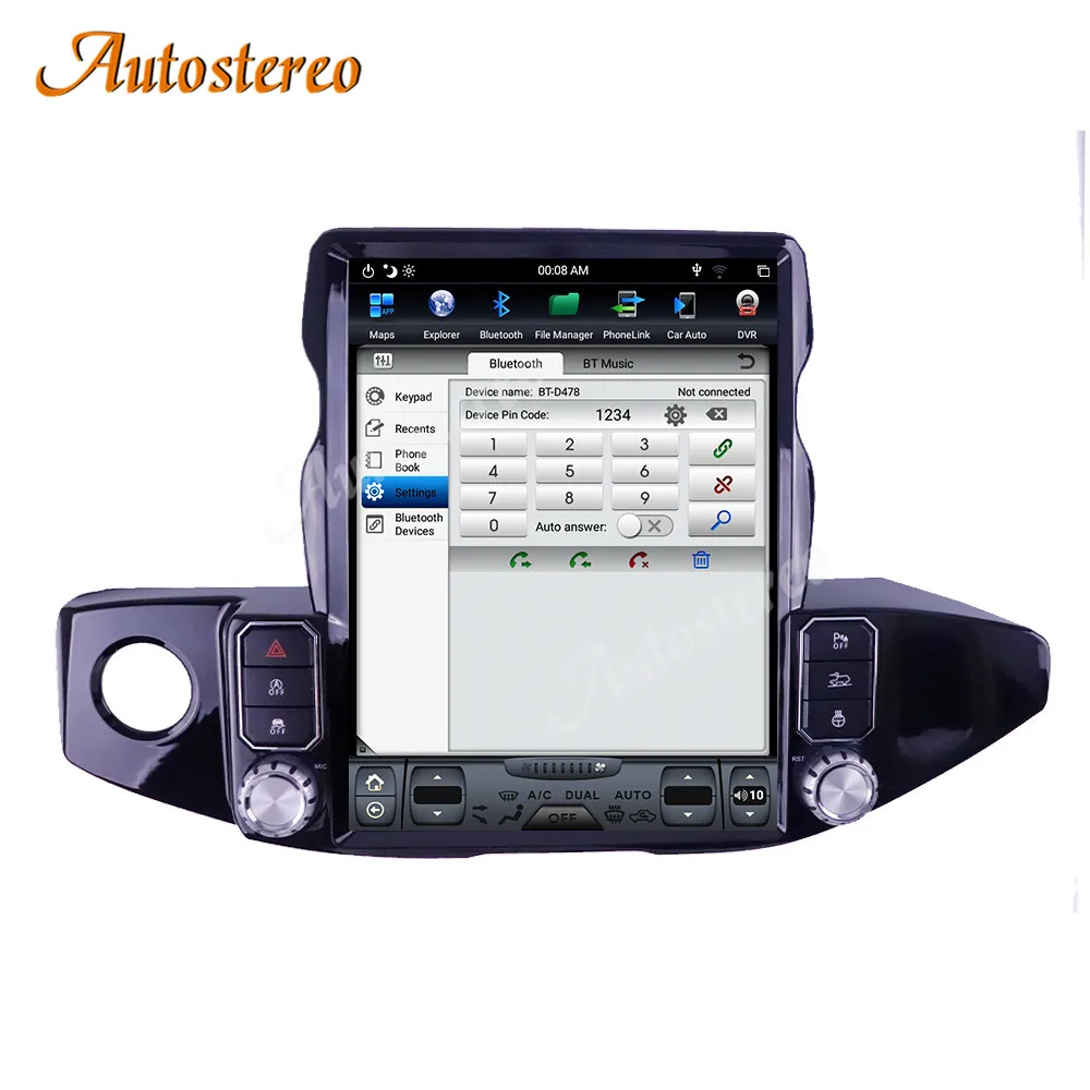 Carplay Android 13 For Jeep Wrangler JL 2018-2023 Tesla Screen Car Multimedia Pl