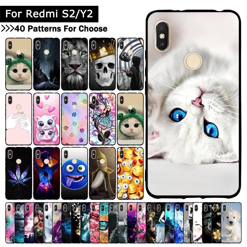 

Colorful Cartoon Patterned Case for Mi Xiaomi Redmi S2/Redmi Y2 TPU Silicone Cases For Xiaomi Redmi Y2 Phone Cover Fundas coque