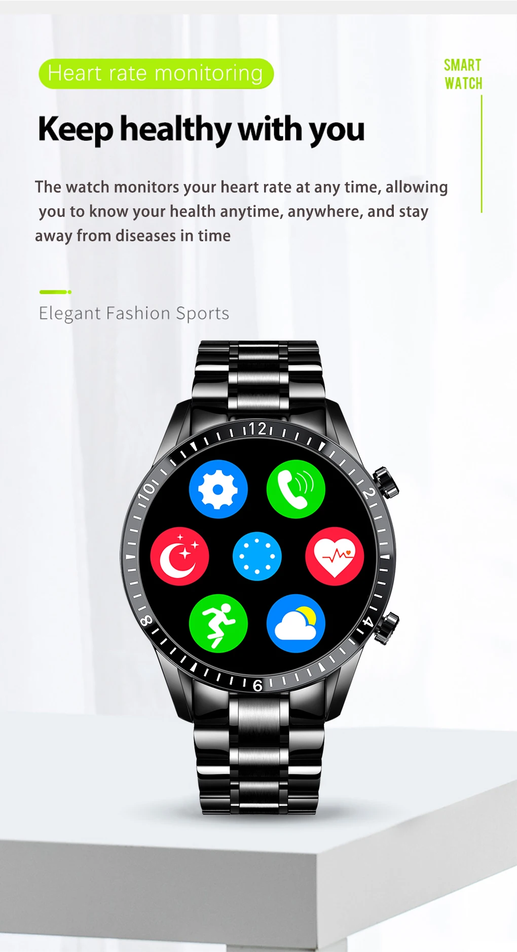 2021 New Smart Watches for Men Full Touch Screen Sports Fitness for Samsung ios smartwatch Mens box 6 Haff87294dc35467db44b8482c8829e89i