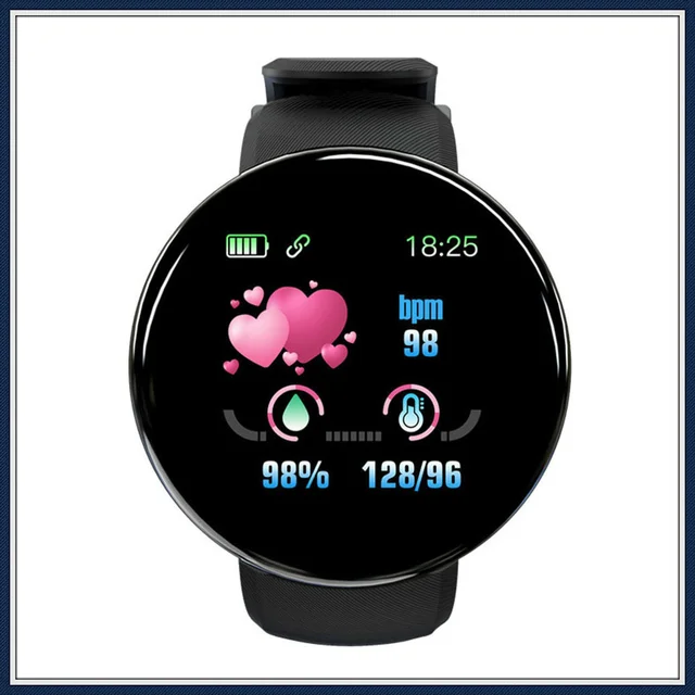 2021 Silicone Sports Electronic Watch Men's  Smart Watch Women Android 2021 Smart Wristband Heart Rate Sleep For Apple Android 3