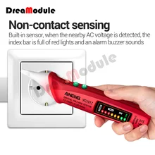 

VC1017 AC Voltage Detector Tester Meter 12V-1000v Non-contact Pen Style Electric Indicator LED voltage meter vape pen