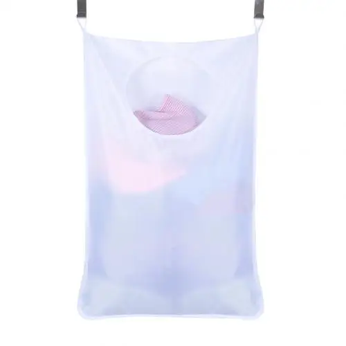 Белый Large Capacity Oxford Cloth Door Hanging Dirty Clothes Home Laundry Storage Bag Convenient To Hang - Цвет: Белый