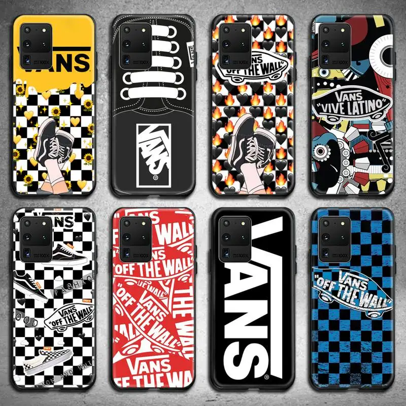 

Luxury design VANS OFF THE WALL Phone Case for Samsung S20 plus Ultra S6 S7 edge S8 S9 plus S10 5G lite 2020