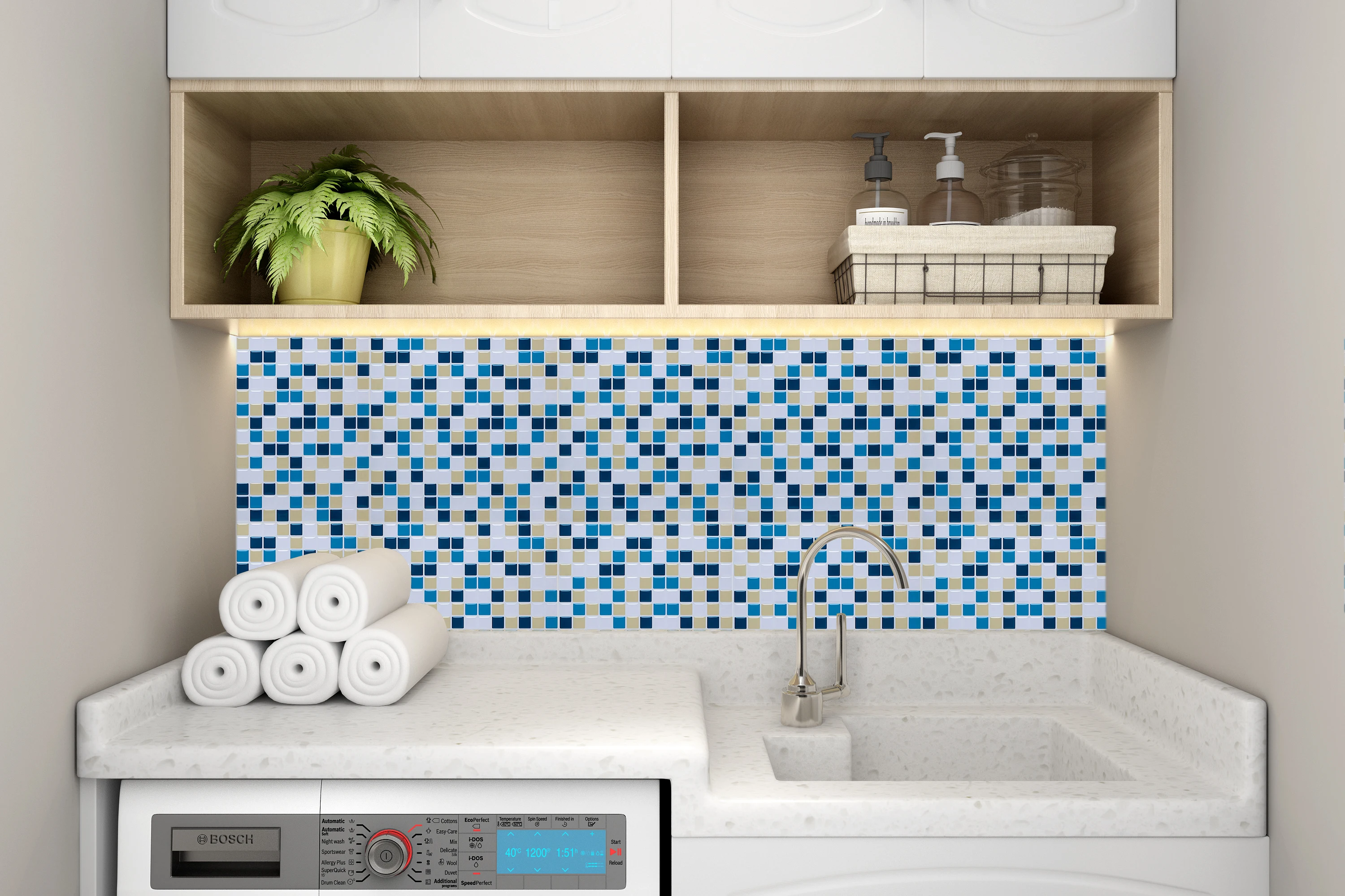 Водостойкие самоклеющиеся мозаичные обои DIY кухонные плитки для ванной