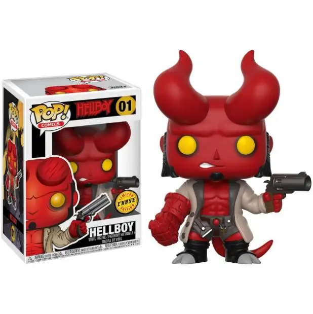 Funko Pop HELLBOY 01 # Коллекция фильмов модель игрушки винил 2020 фигурки Детские для детей