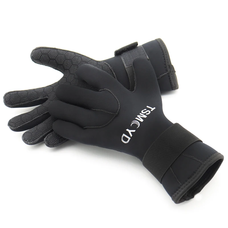 Men Women 5MM Neoprene Gloves Wear-Resistant Non-Slip Scuba Dive Equip Winter Warm Scuba Spearfishing Hour Elastic Octopus Glove 4