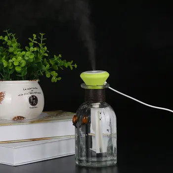 

DEKAXI Drop Shpping 280ML Ultrasonic Aroma Diffuser Car Humidifier Premium Smart Essential Oil Air Purifier Desktop Fragrance