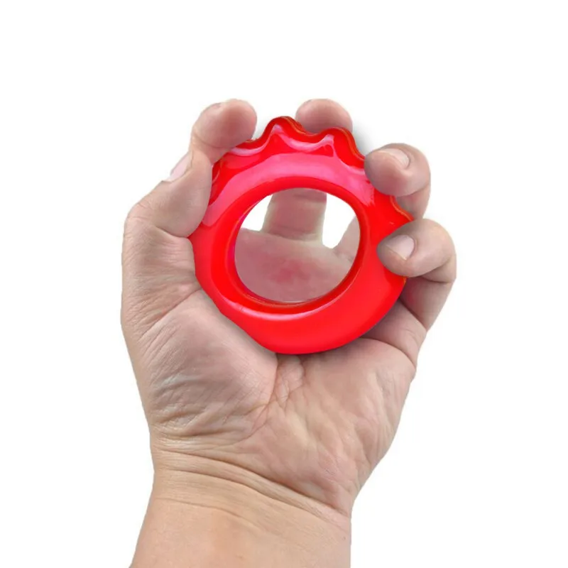 Grip rubber ring ладони удар палец реабилитации хват тренировочный кольцо случайный цвет