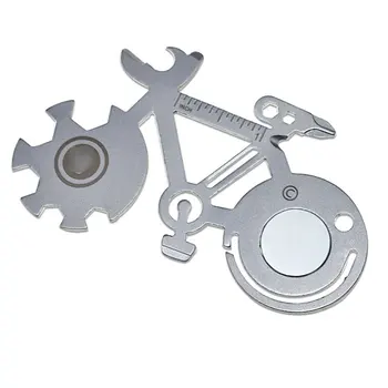 

420 Stainless Steel Bicycle Styling Tool Card Multi-Function Tool Card Edc Card Tool Metal Craft Sandblasting