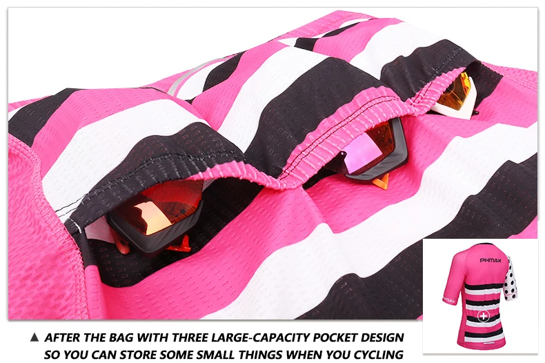 PHMAX Летняя женская одежда для велоспорта с защитой от ультрафиолета, быстросохнущая футболка для горного велосипеда, комплект с коротким рукавом для гонок и велоспорта