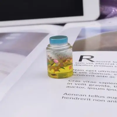 Амулеты для слайма коробка наполнитель литья глина прозрачная/пушистая грязь популярные игрушки набор шпатлевка светильник Пластилин «сделай сам» клейкие аксессуары для детей - Цвет: 5Pcs Yellow