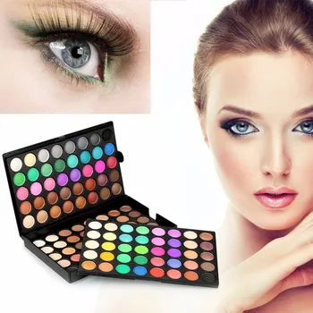 

HOT Professional Natural 120 Color Super Light Eye Shadow Palette Cosmetics Makeup Pallete Beauty Make Up Tool Eyeshadow Set New