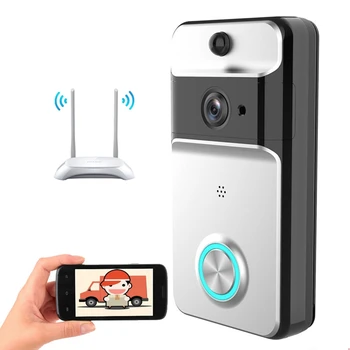 

Video Doorbell Waterproof Infrared Camera Wireless Wifi Intelligent Video Walkie-Talkie System