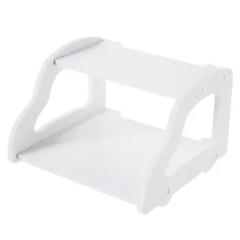 

Wood-Plastic Board Convenient Router Storage Shelf Automobile Shape Toiletries Creative Space Saving Television Top Box Stand