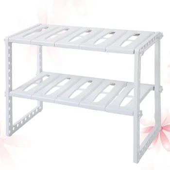 

Stainless Steel Sink Rack Multifunction Kitchen Organizer Standing Storage Shelf