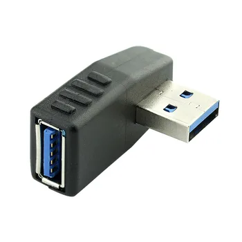 

Connector Right Angle 3.0 Male To Female USB Converter 90 Degrees Coupler High Speed Transmission Stable Signal Extender Plug