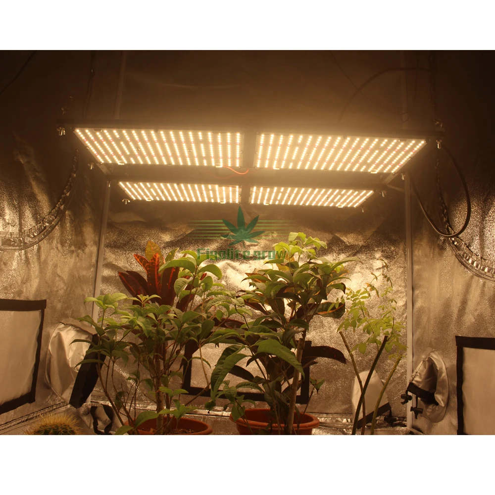 High PPFD Dimmable Samsung LM301H Quantum Tech LED V3 board 3000K/3500K mix660nm UV IR led grow light 7 years warranty