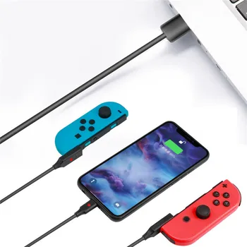 

1.8m Type-C Fast Charging Cable 3 in 1 Charging Line for Nintend Switch Joy-con Controller for Type-c Phone Charging Cables