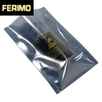 

300Pcs Printed Open Top Translucent Plastic Anti Static Bag Electronic Component Packaging Storage Antistatic Pouch 5 Sizes