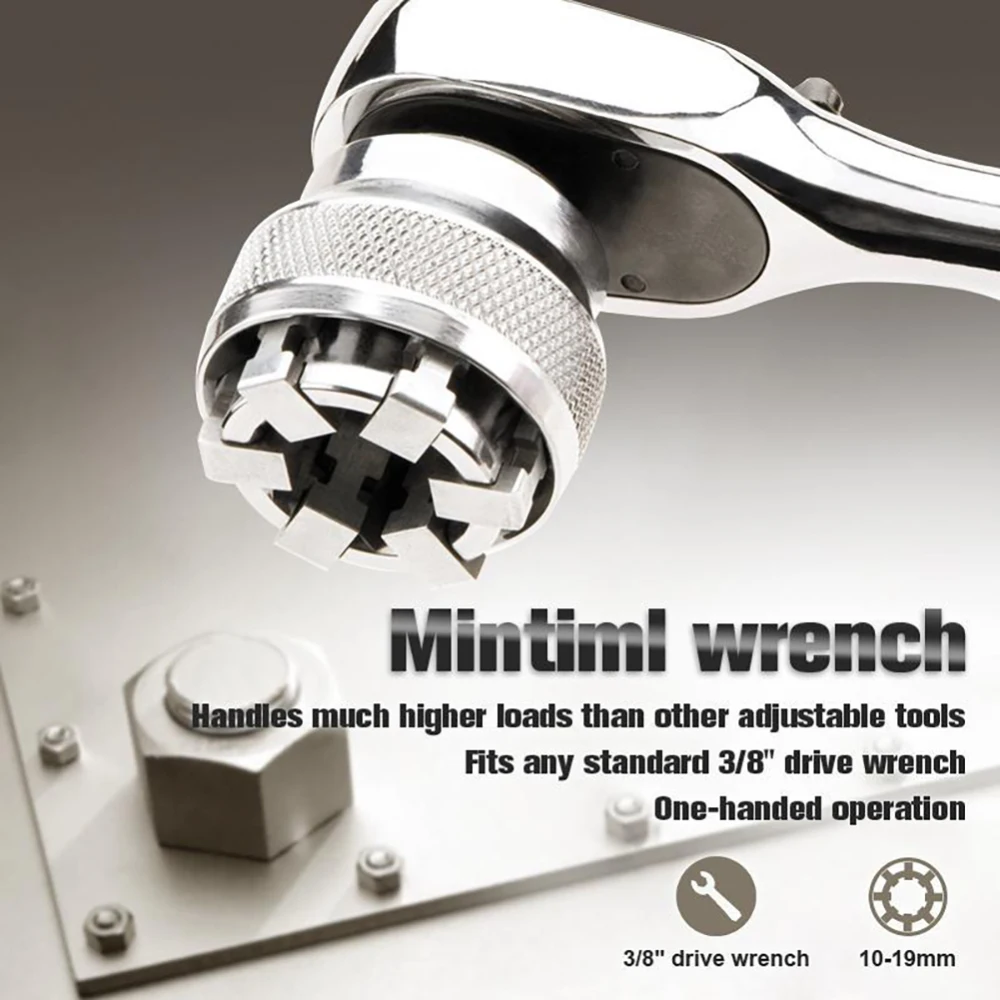 Goede Multifunctionele Sleutel Adaptieve Alle Passende Multi Boor Attachment Socket Chroom Molybdeen Staal Moersleutel Handgereedschap